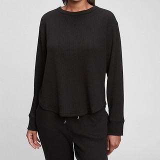 GAP - Áo Thun Tay Dài Nữ - LS CHUNKY WAFFLE CREW 707347-06