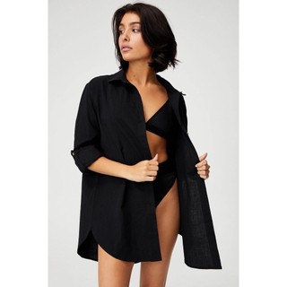 COTTON ON - Áo Sơ - Mi Dài Tay Nữ - Oversized Beach Shirt 6332674-04