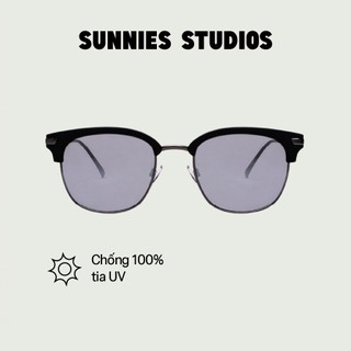 Kính mát Sunnies Studios Gọng Browline Axel in Nickel