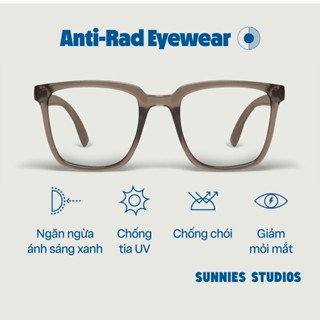 SUNNIES STUDIOS - Kính Chống Ánh Sáng Xanh Gọng Vuông Nigel Caviar - AR0020i-2-2