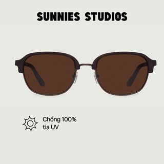 Kính Mát Gọng Browline Luca Bronze Hickory