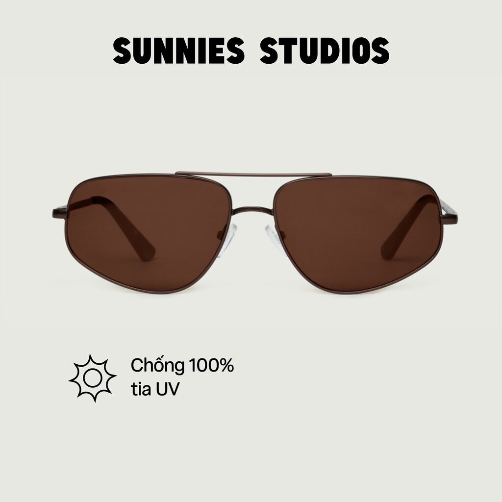 SUNNIES STUDIOS - Kính Mát Gọng Phi Công Rome Bronze Hickory - 60334-1-1