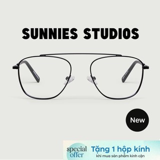 Gọng Kính Cận Sunnies Studios Gọng Phi Công Cliff Charcoal