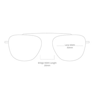 SUNNIES STUDIOS - Kính Cận Gọng Phi Công Cliff Charcoal - SS1085-C101M-C101M