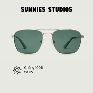 SUNNIES STUDIOS - Kính Mát Gọng Phi Công Val White Gold Pond Polarized - 60335P-2-2