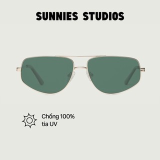 Kính Mát Gọng Phi Công Rome White Gold Pond Polarized