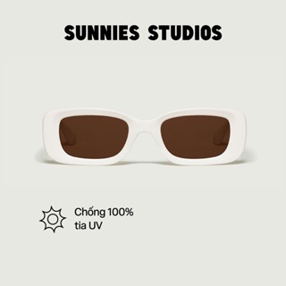 SUNNIES STUDIOS - Kính Mát Gọng Chữ Nhật Domino Cream - 60290RP-5-5