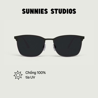 Kính mát Sunnies Studios Gọng Vuông Tate in Graphite