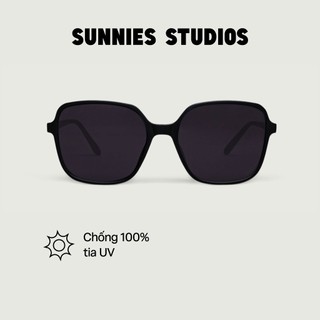 Kính mát Sunnies Studios Gọng Vuông Velma in Charcoal