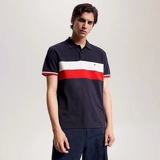 Tommy hilfiger - áo polo nam tay ngắn wcc colourblock reg polo mw0mw33218dw5