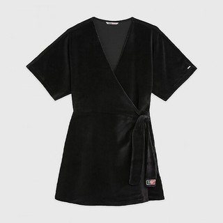 OFF-TOMMY HILFIGER - Đầm Nữ Tjw Wrap Dress DW0DW15166BDS