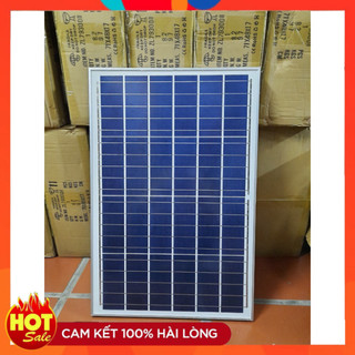 Tấm pin năng lượng mặt trời poly chuyên dùng cho đèn có công suất 55W nguồn ra 6v