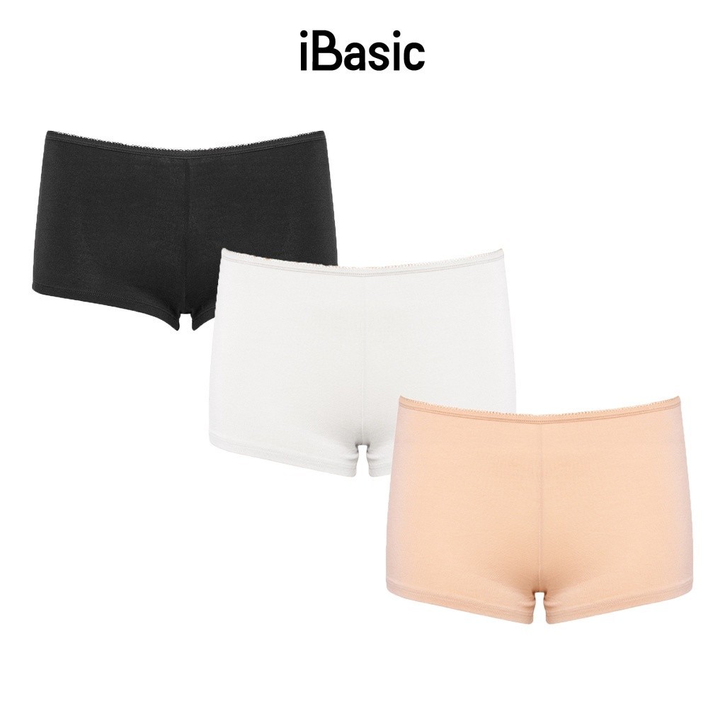 Combo 3 quần lót nữ mặc váy boyshort iBasic V107