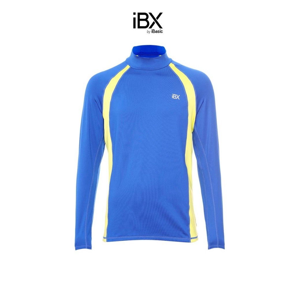 Áo thể thao nam tay dài cổ lọ thấp iBasic IBX031