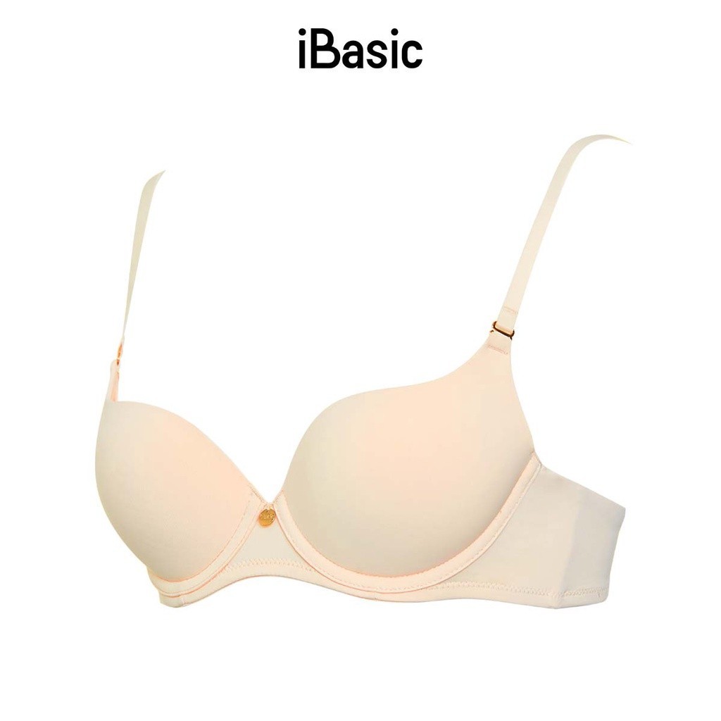 Set áo ngực có gọng mút mỏng trơn cup T-Shirt iBasic BRAW146 và quần PANW146