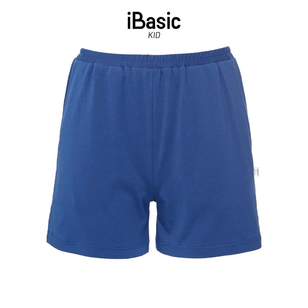 Bộ áo thun cotton mặc nhà bé trai ba lỗ hình in iBasic HOMB006T và quần HOMB006B