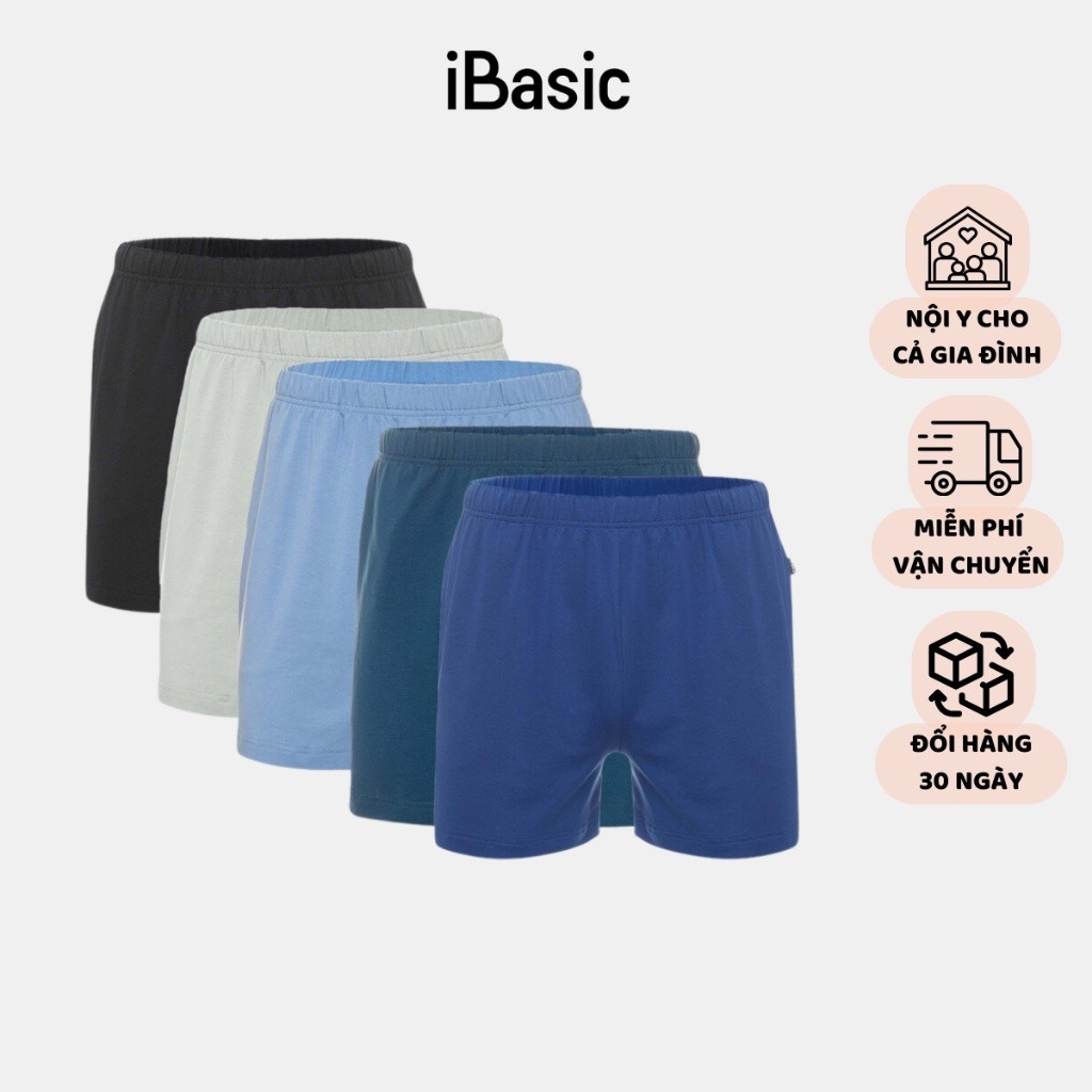 Combo 10 quần đùi nam mặc nhà daily iBasic SHM005