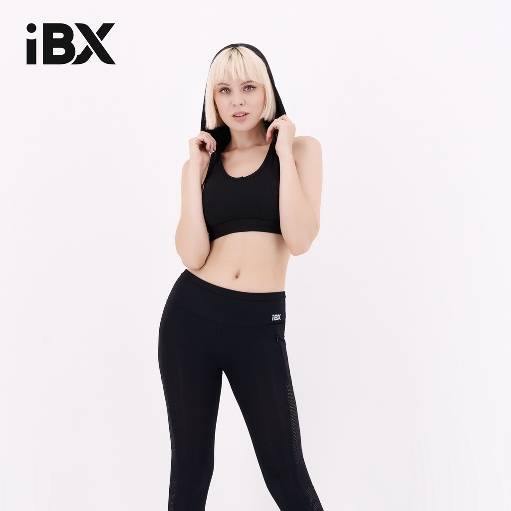 Áo ngực thể thao có mũ tập Gym, Workout iBasic IBX101