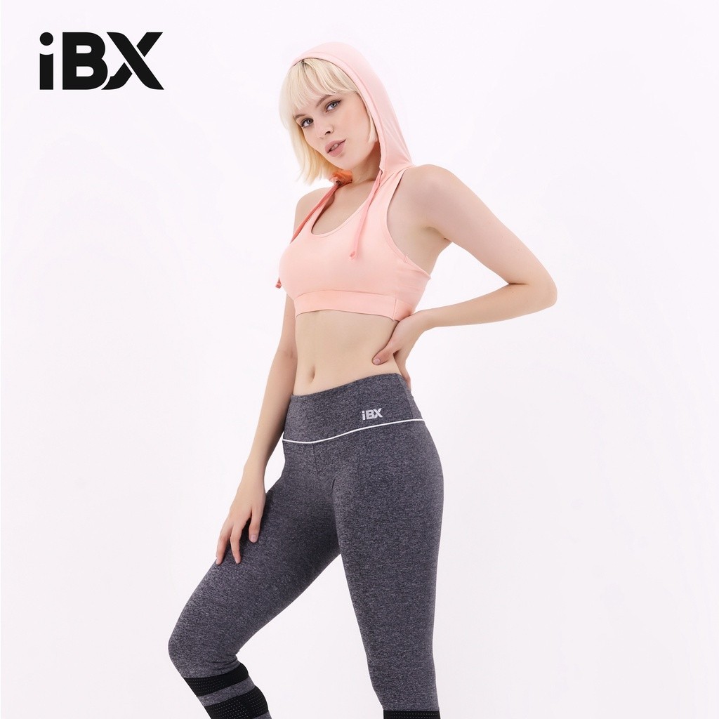 Áo ngực thể thao có mũ tập Gym, Workout iBasic IBX101