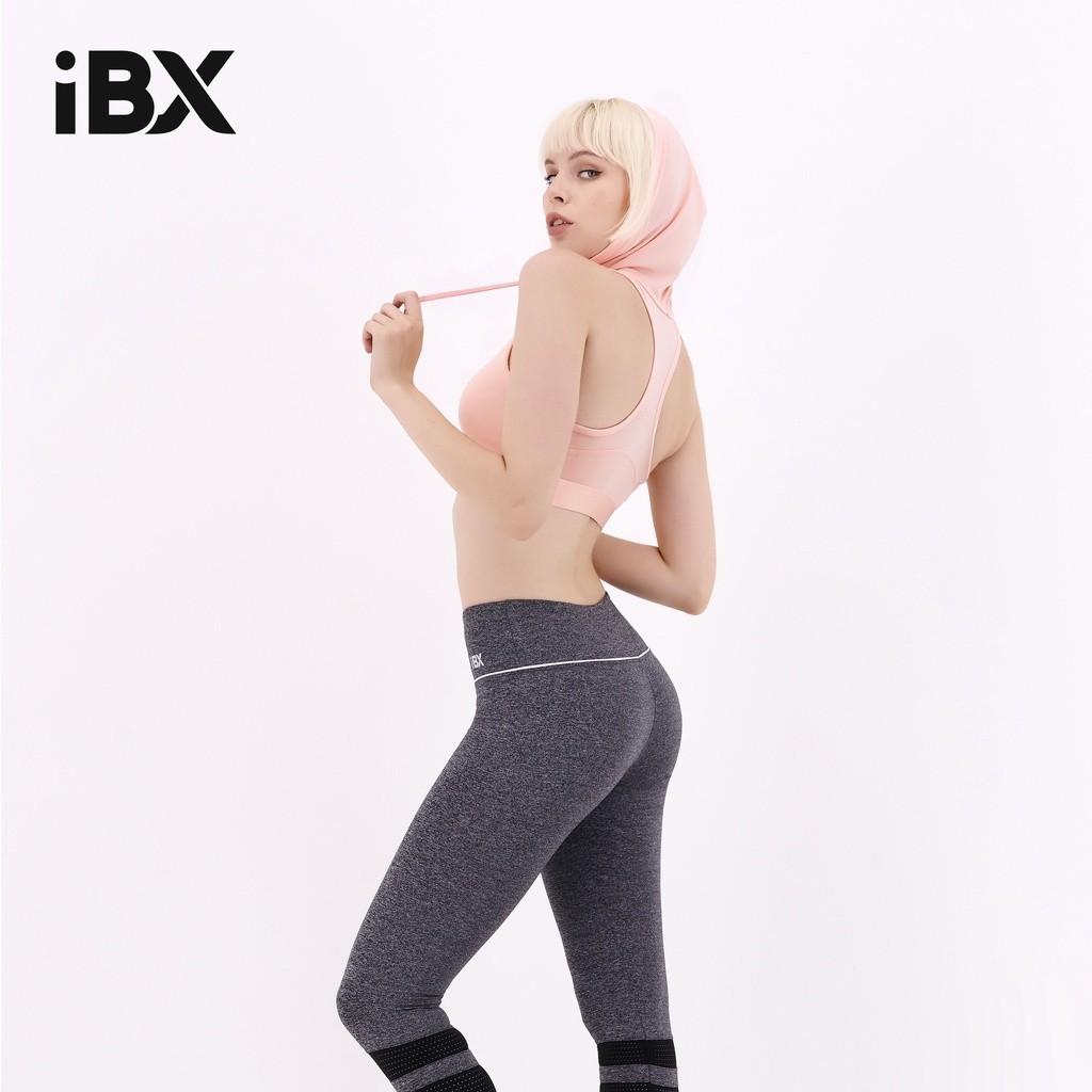 Áo ngực thể thao có mũ tập Gym, Workout iBasic IBX101