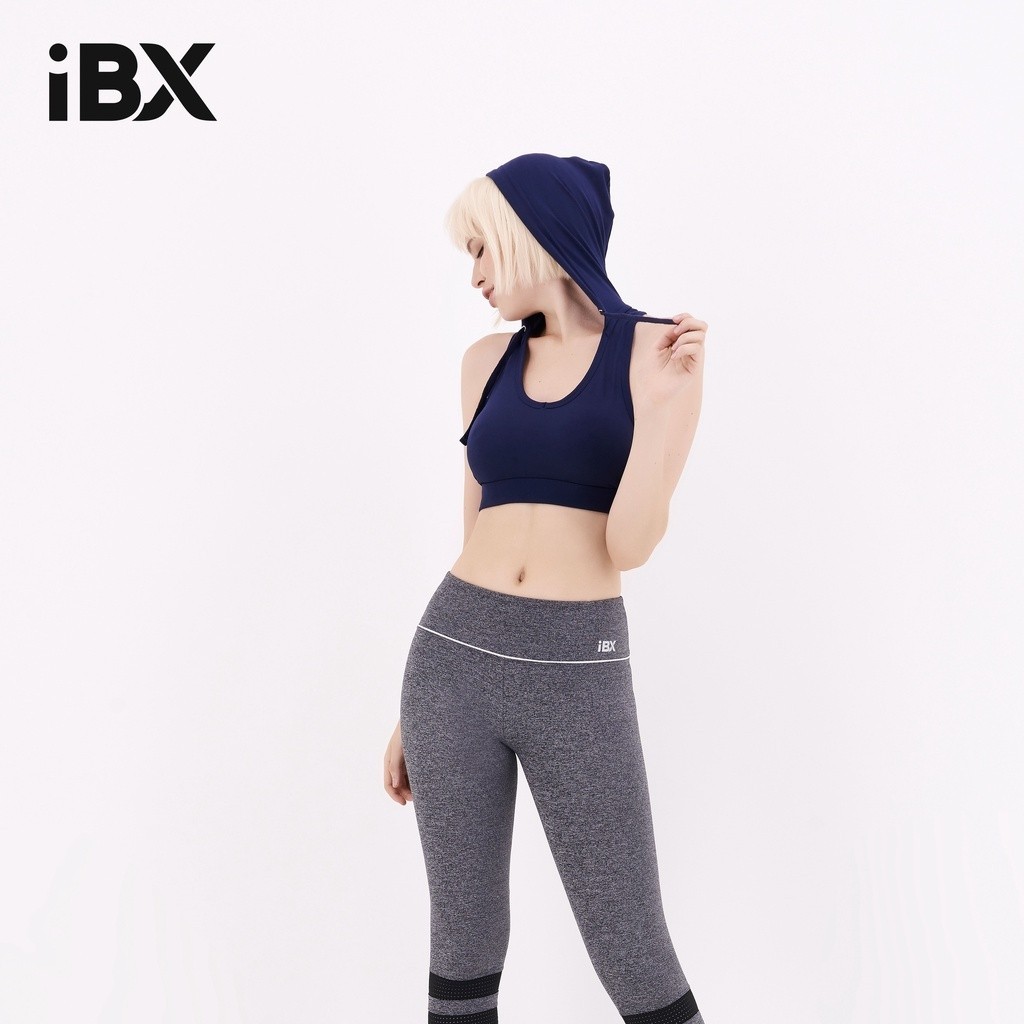 Áo ngực thể thao có mũ tập Gym, Workout iBasic IBX101