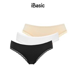 Combo 3 quần lót nữ bikini phối ren iBasic V153