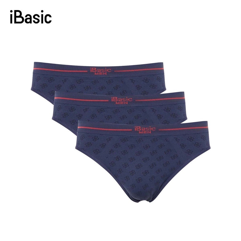 Combo 3 quần lót nam không đường may Brief Seamless iBasic PANM094