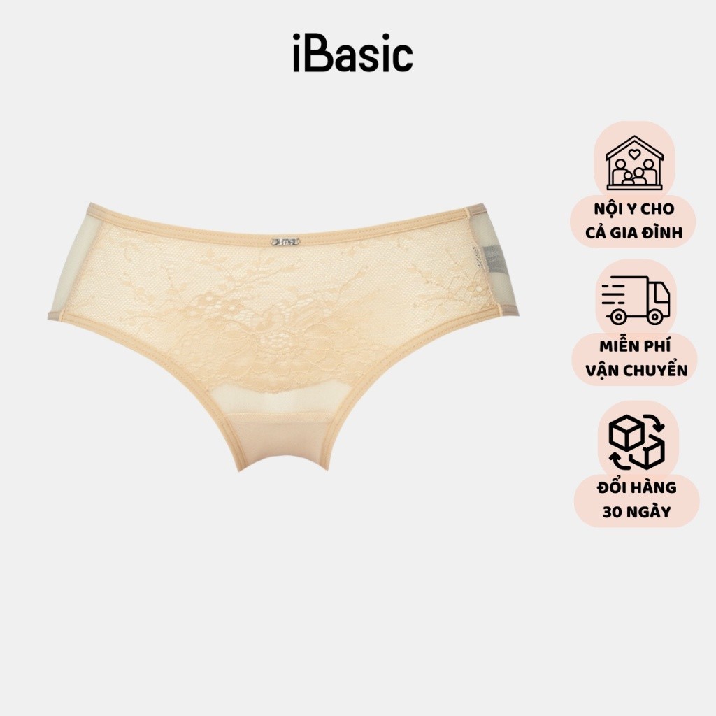 Quần lót nữ bikini lưới phối ren iBasic PANY056