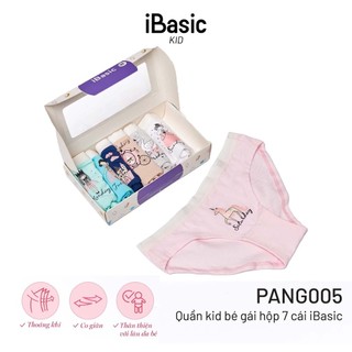 Hộp 7 quần lót bé gái iBasic PANG005