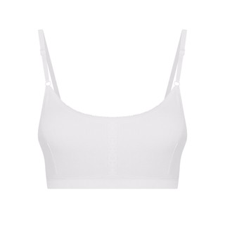 Áo ngực học sinh hai dây viền ren trước ngực iBasic BRAT004
