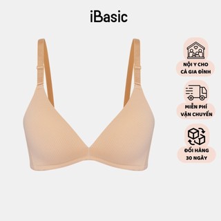 Áo ngực không gọng mút mỏng vải thoáng khí Tshirt iBasic BRAW086