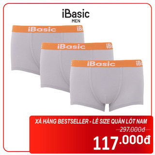  Xả hàng bestseller - lẻ size combo 3 quần lót nam thun lạnh iBasic