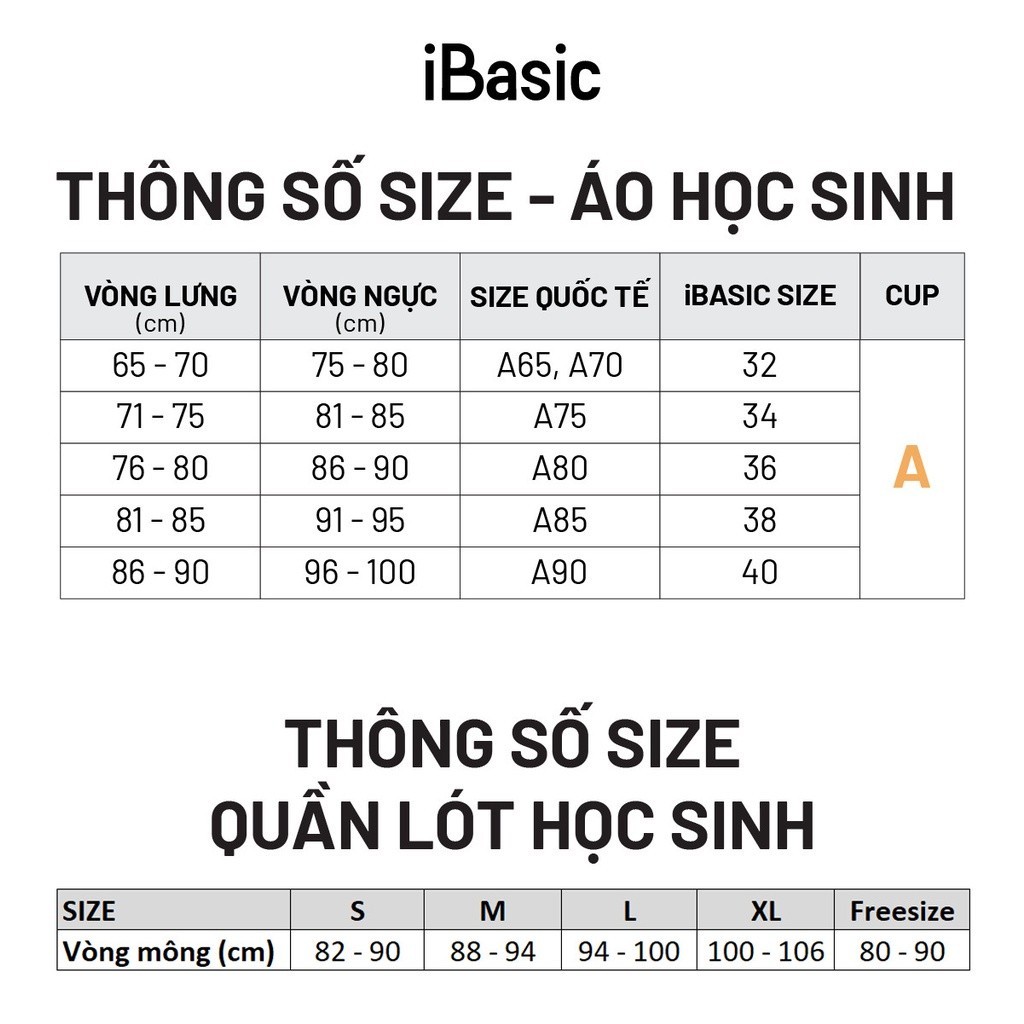 Quần lót học sinh bikini iBasic V115