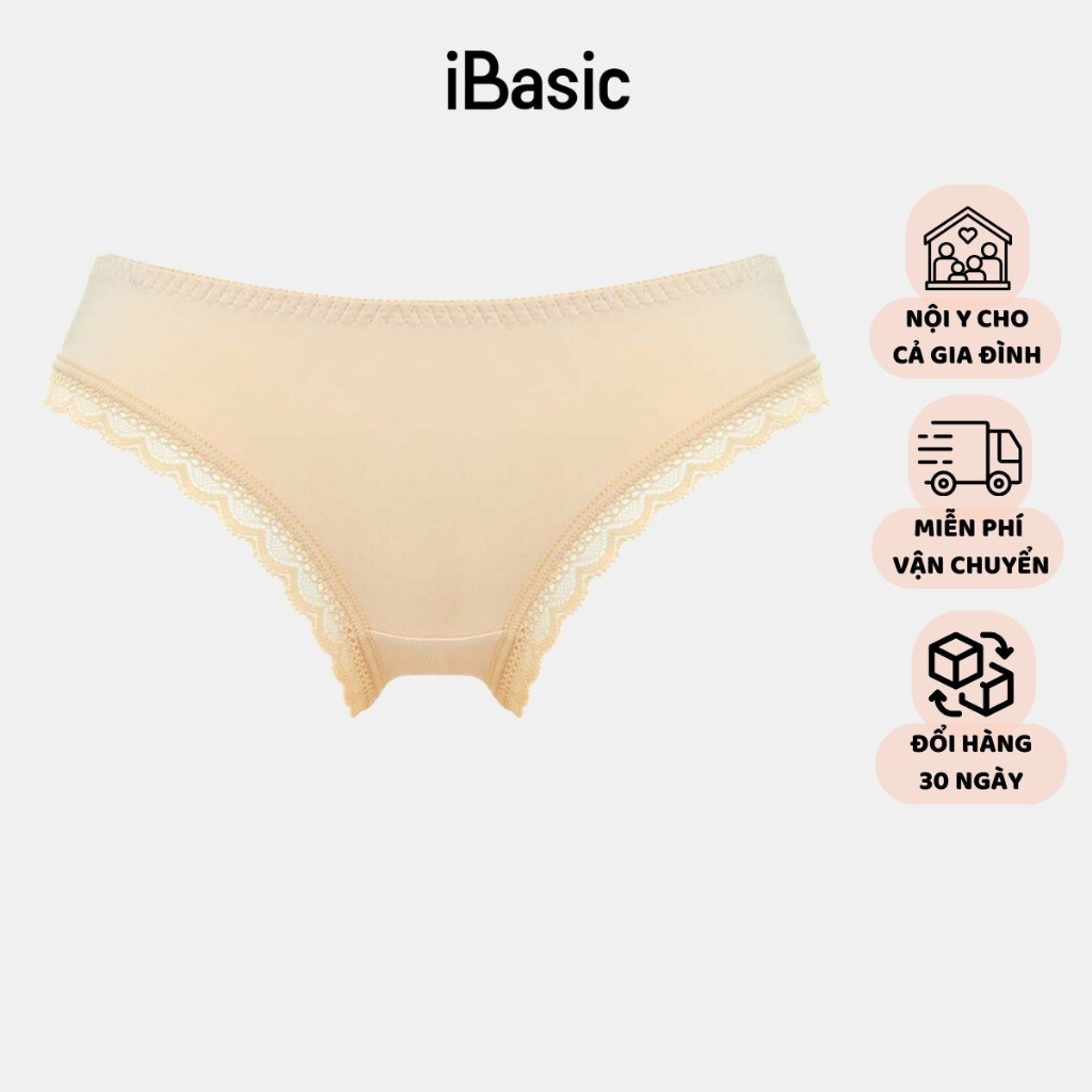 Quần lót nữ bikini phối ren iBasic V153