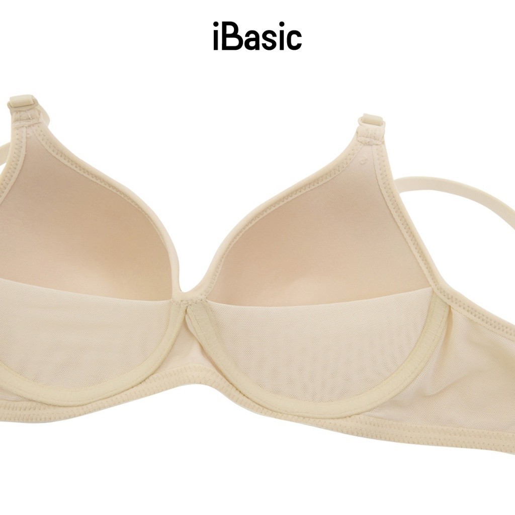 Áo ngực không gọng mút mỏng phom T-shirt everyday iBasic VA029-1