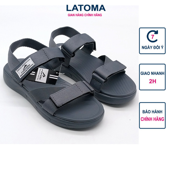 Giày sandal nam nữ trẻ em quai dù siêu nhẹ êm chân thời trang Latoma TA8291 (Xám) - Hàng mới về