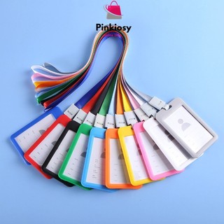PVN63065 Dây đeo thẻ học sinh, sinh viên, bảng tên nhân viên văn phòng, thẻ đeo bảng tên hai mặt cao cấp