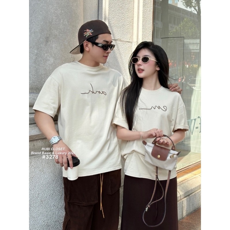 ÁO THUN (PHÔNG) MẶC CẶP ĐÔI NAM NỮ CHỮ “anh-em”
