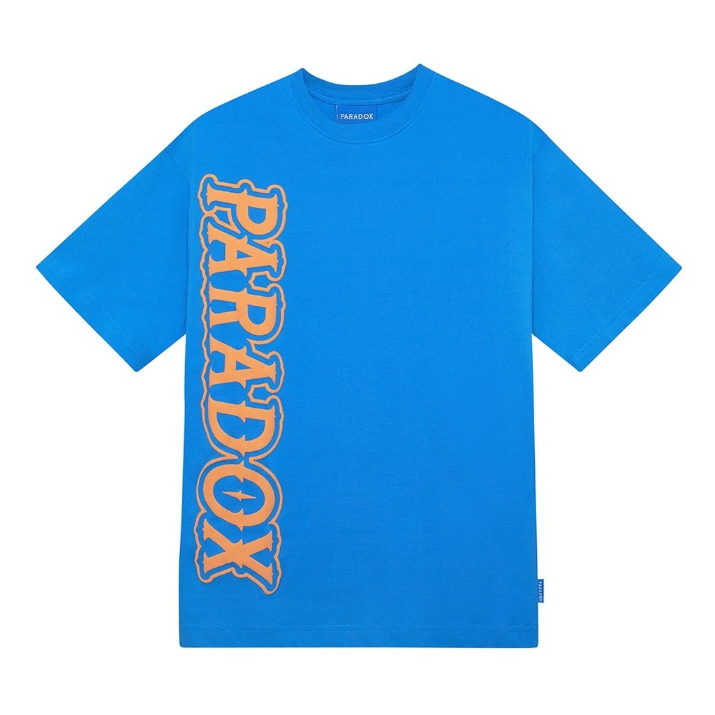 Áo thun form rộng Paradox tay lỡ - Unisex - In hình - VERTICAL EMBOSSING TEE - Nhiều Màu