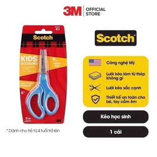 Kéo học sinh an toàn, màu sắc tươi sáng cho trẻ em 3M™ Scotch™ 1442B (màu ngẫu nhiên)