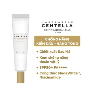 Kem chống nắng Skin1004 Madagascar Centella Airfit Suncream Plus SPF50+ PA++++ mini 20ml