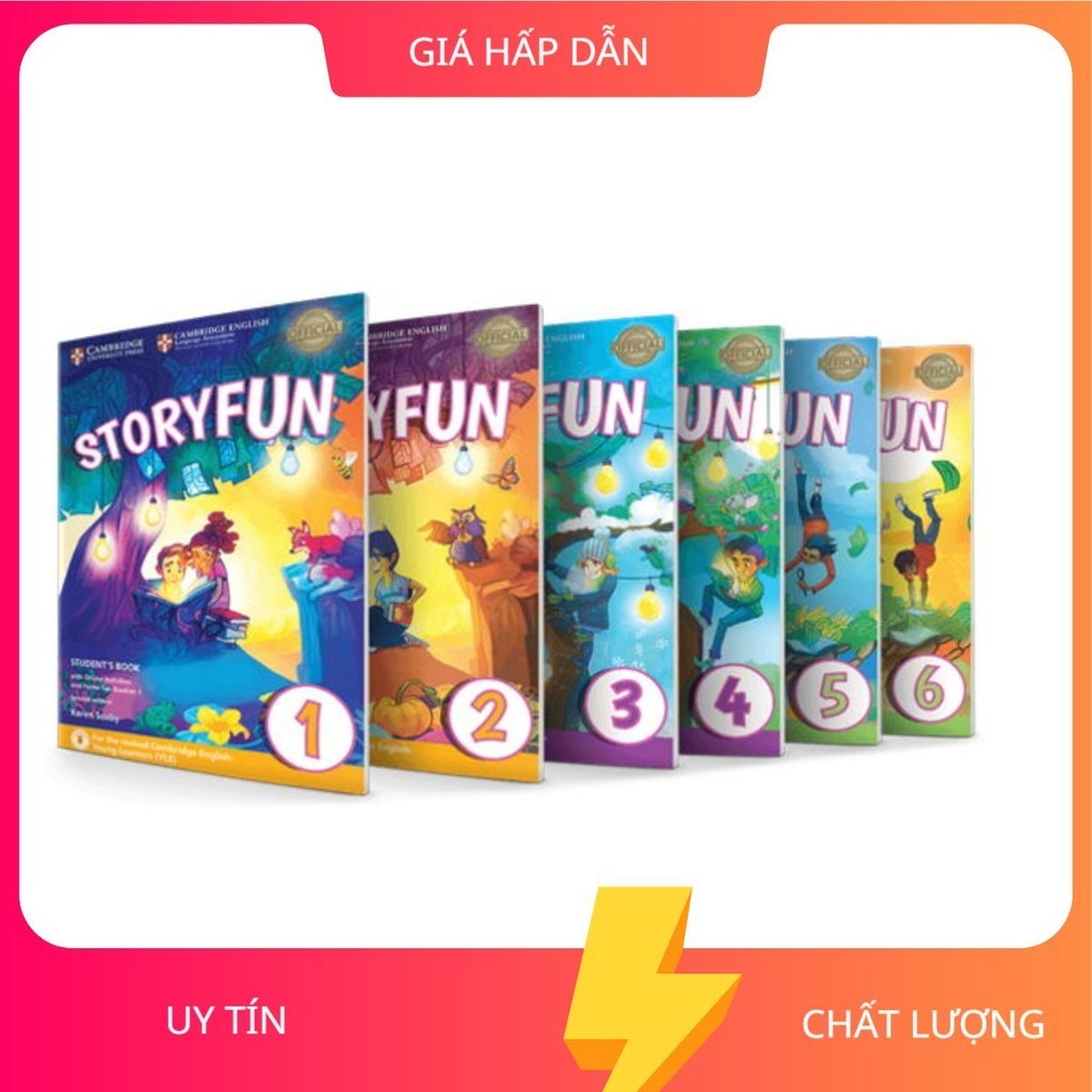 Story Fun Màu level 1-2-3-4-5-6 tặng file nghe
