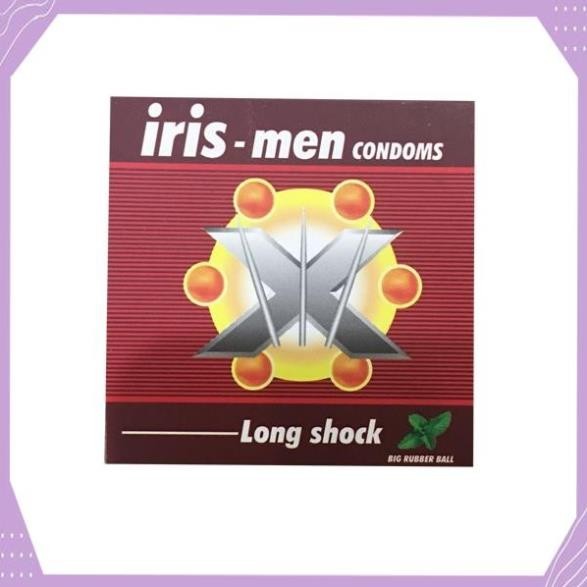 Combo 5c Bao cao su Bi gai Irismen Bcs 6 hạt bi SILICON to cực mềm Kéo dài quan hệ  Codomi