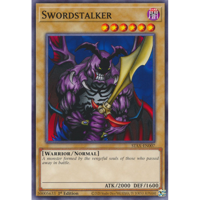 [ Bài Yugioh Chính Hãng ] Swordstalker - STAX-EN007 - Common