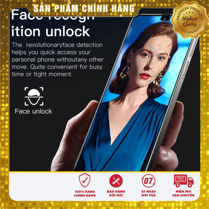 I14 Pro Max Điện Thoại Thông Minh 6.8 Inch 256GB 7800MAh Celulares Android 12 5G Dual Sim Mở Khóa ĐTDĐ