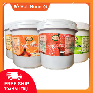 (sỉ lẻ giá rẻ) mứt mộc thủy 5kg [ mứt dâu/ mứt khóm/ mứt kiwi/mứt cam]