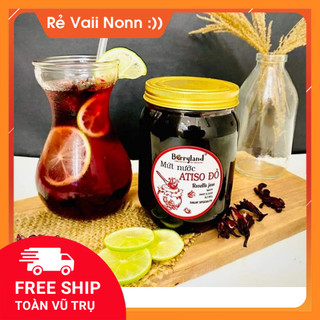 (Sỉ lẻ giá rẻ) Hũ 800gr mứt siro atiso đỏ nguyên chất Đà Lạt