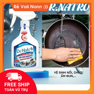 Siêu tẩy đa năng Dr Natro tẩy sạch mọi vết bẩn công nghệ ION TỪ TRƯỜNG 500ml ( Tặng miếng chà nhám thần thá