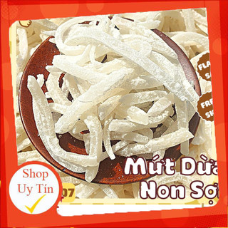 (Sỉ lẻ siêu rẻ) 500G Mứt Dừa Non Sợi Đũa, Thơm Ngon Ngọt Bùi, Đặc Sản Bến Tre, Mứt Tết - Bánh Kẹo, đồ ăn vặt