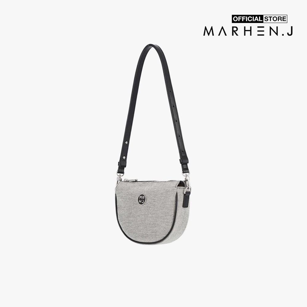 Marhen.J - Túi đeo vai nữ hình bán nguyệt Auden MJ23AUDENSD-BK